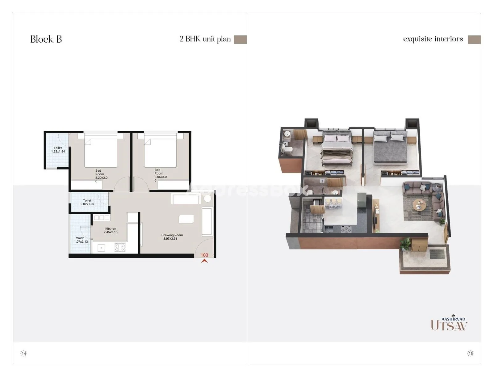 AASHIRVAD UTSAV Floor Plan