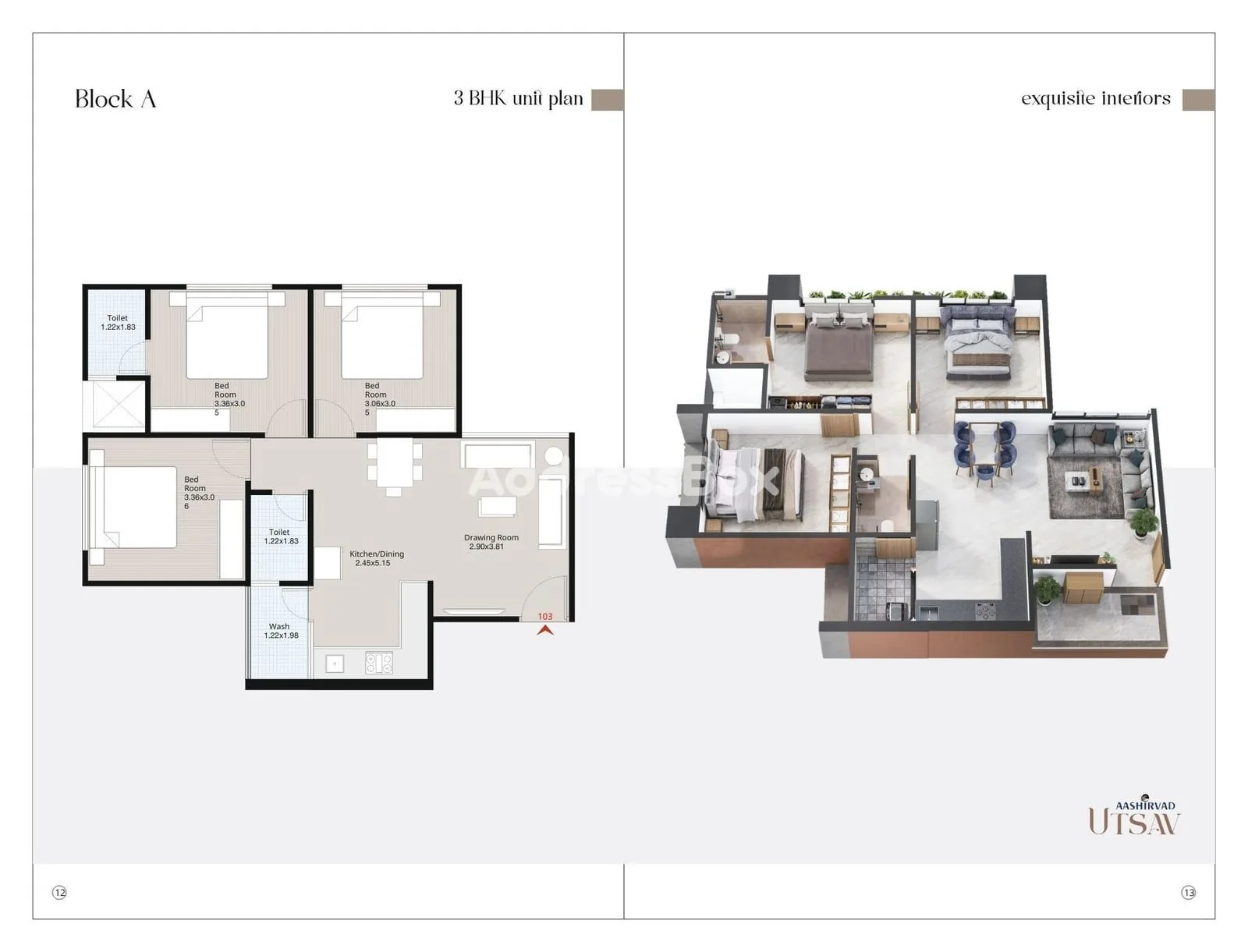 AASHIRVAD UTSAV Floor Plan