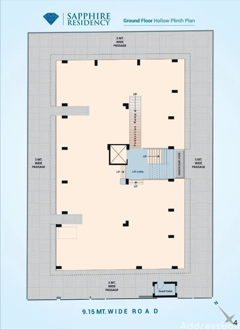 SAPPHIRE RESIDENCY Floor Plan