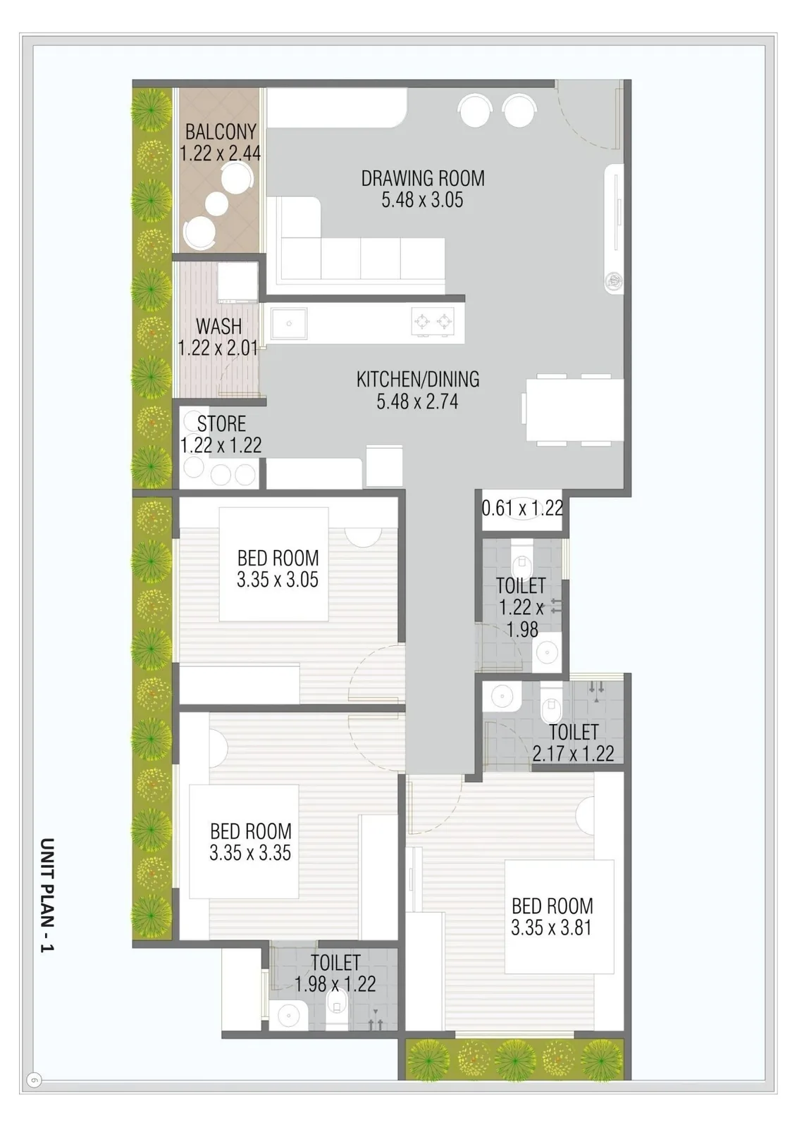 SAKINA ABODE Floor Plan