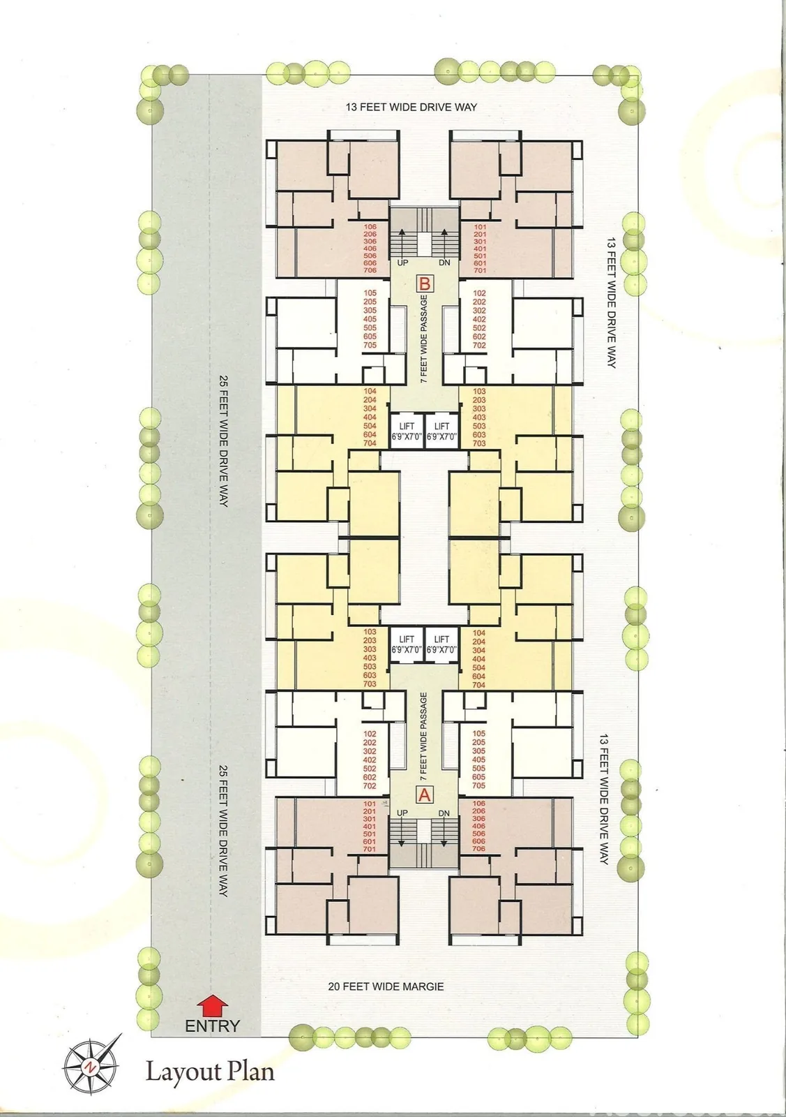 Sahajanand Harmony Floor Plan