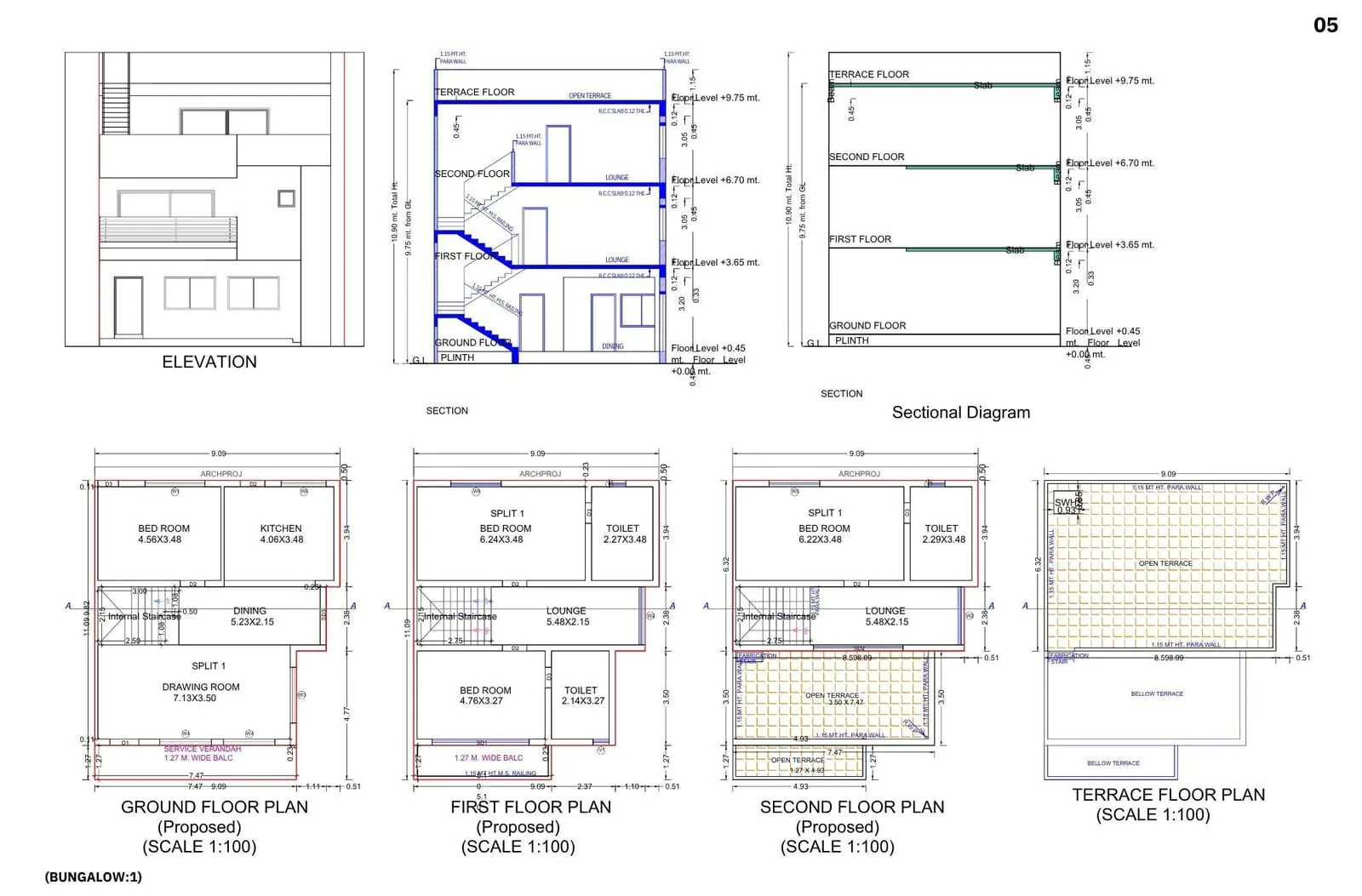 AAVKAR BUNGLOWS Floor Plan