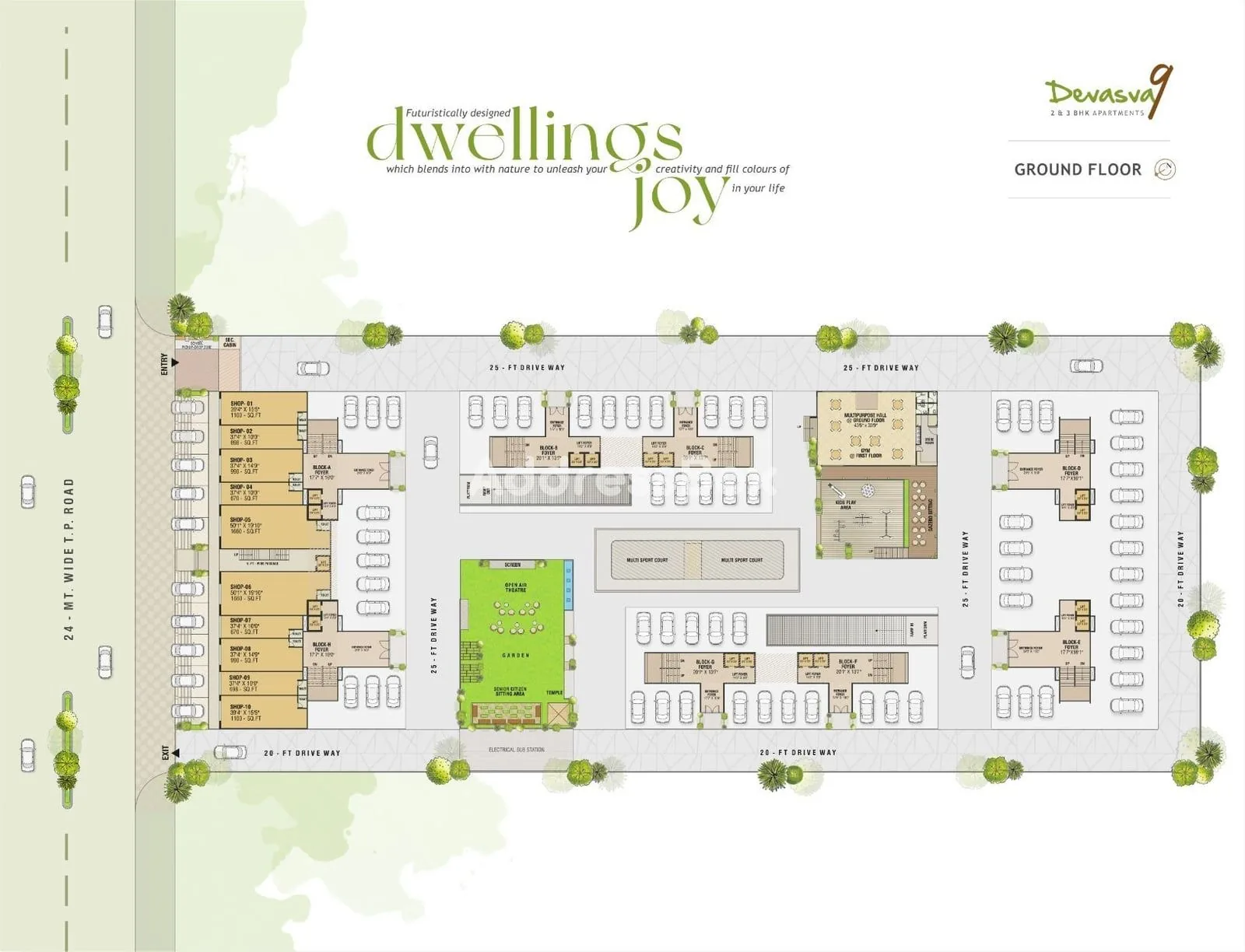 Devasva 9 - Commercial Cluster Plan