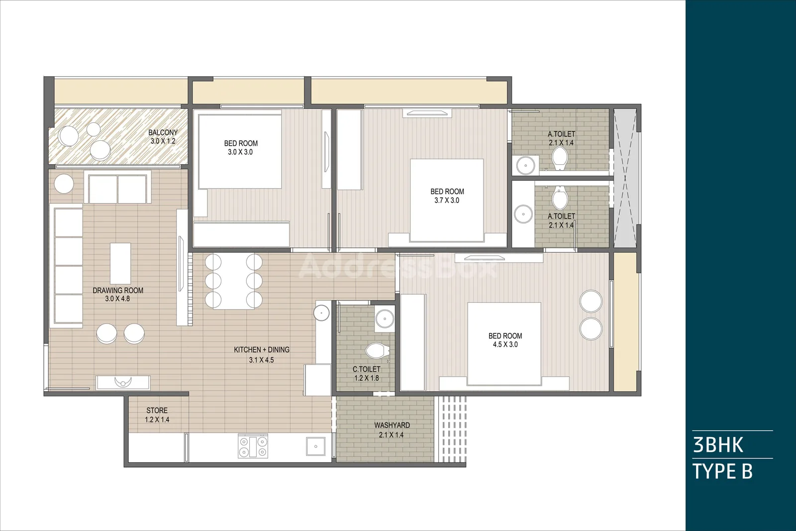 MAGNATE LEGEND Floor Plan