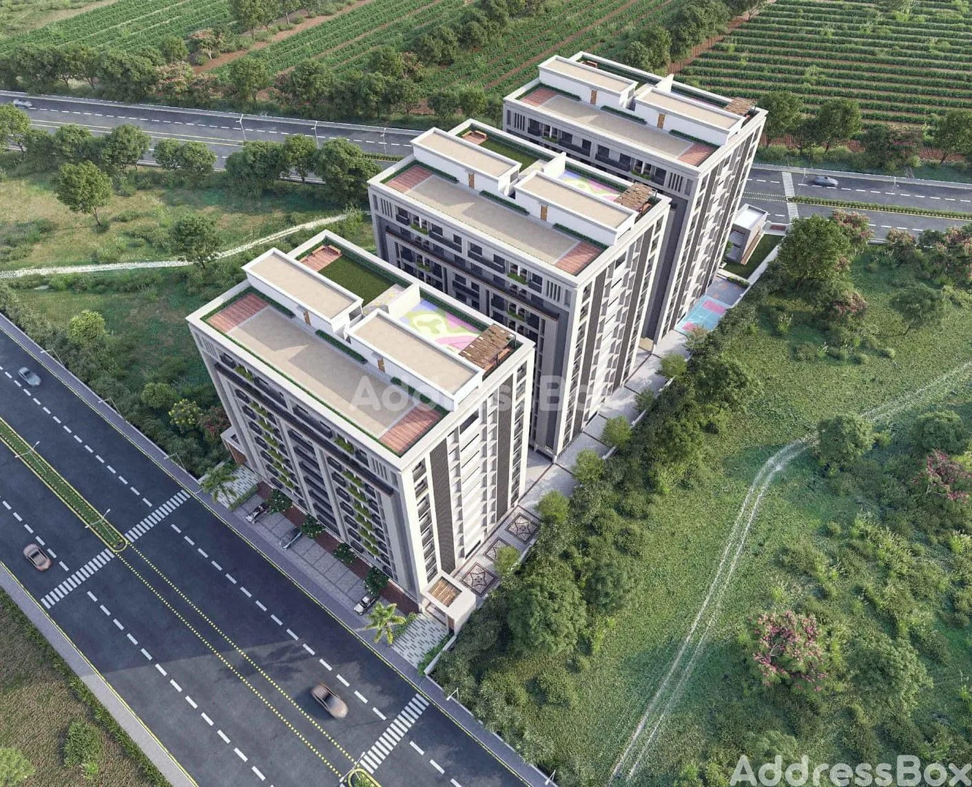 SAHAJANAND GLORY Cluster Plan