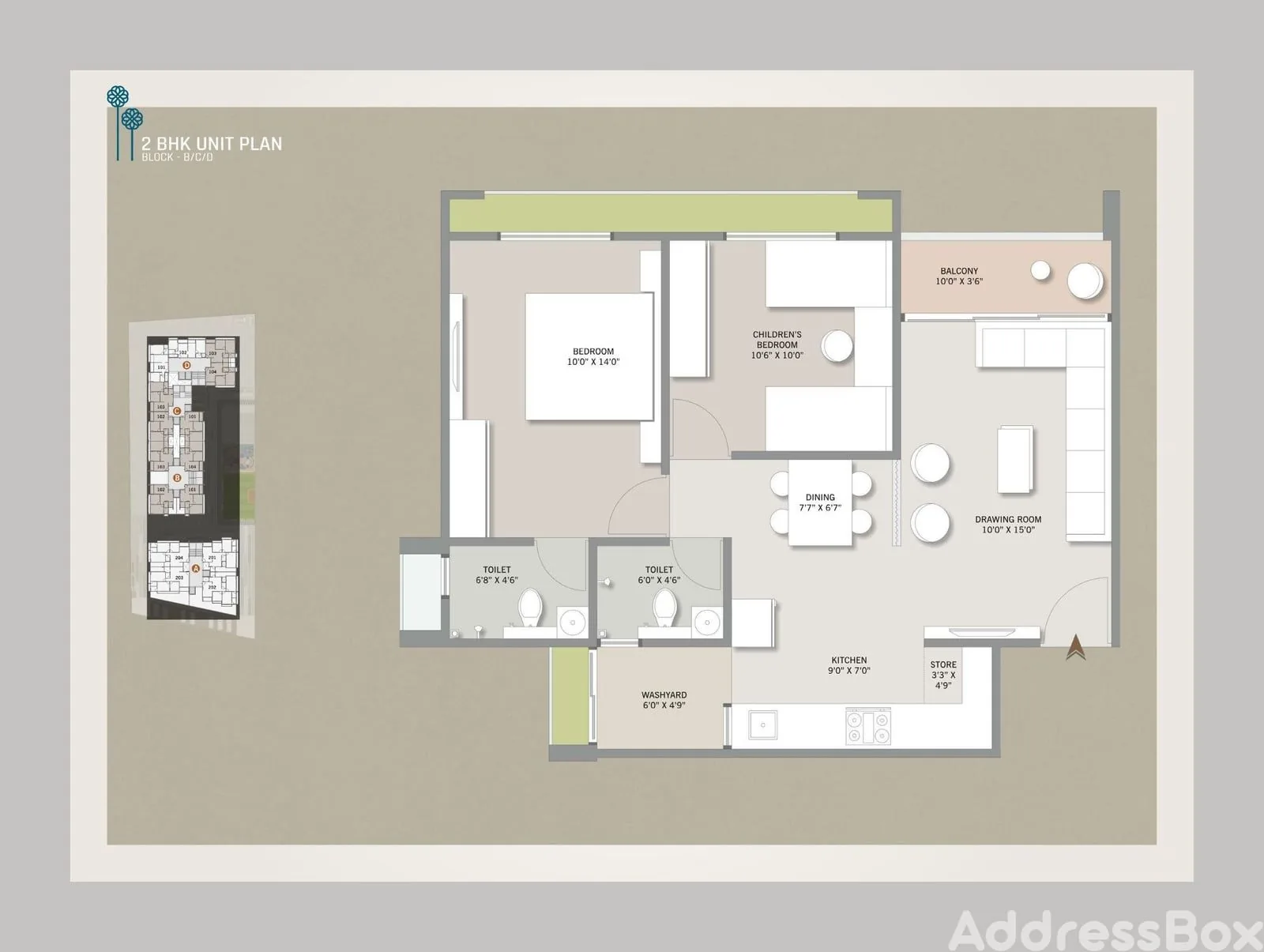 MAHADEV GLORY Floor Plan