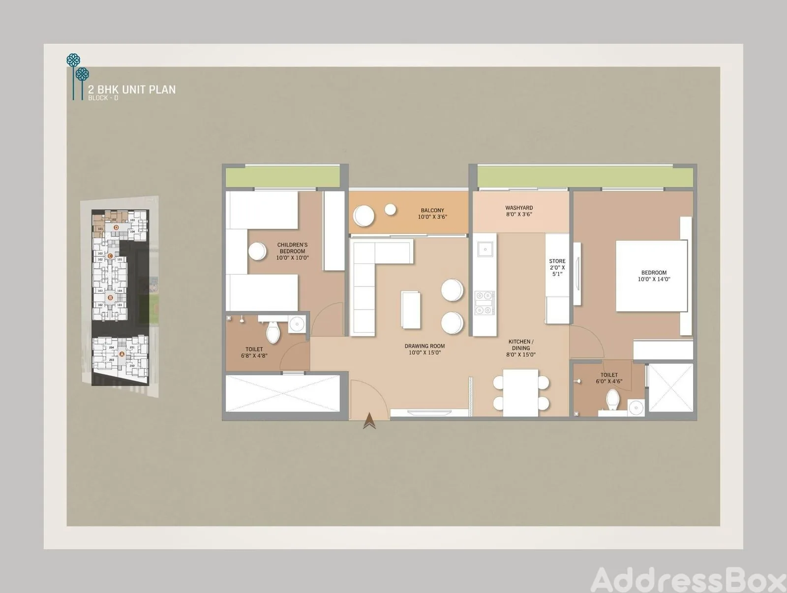 MAHADEV GLORY Floor Plan
