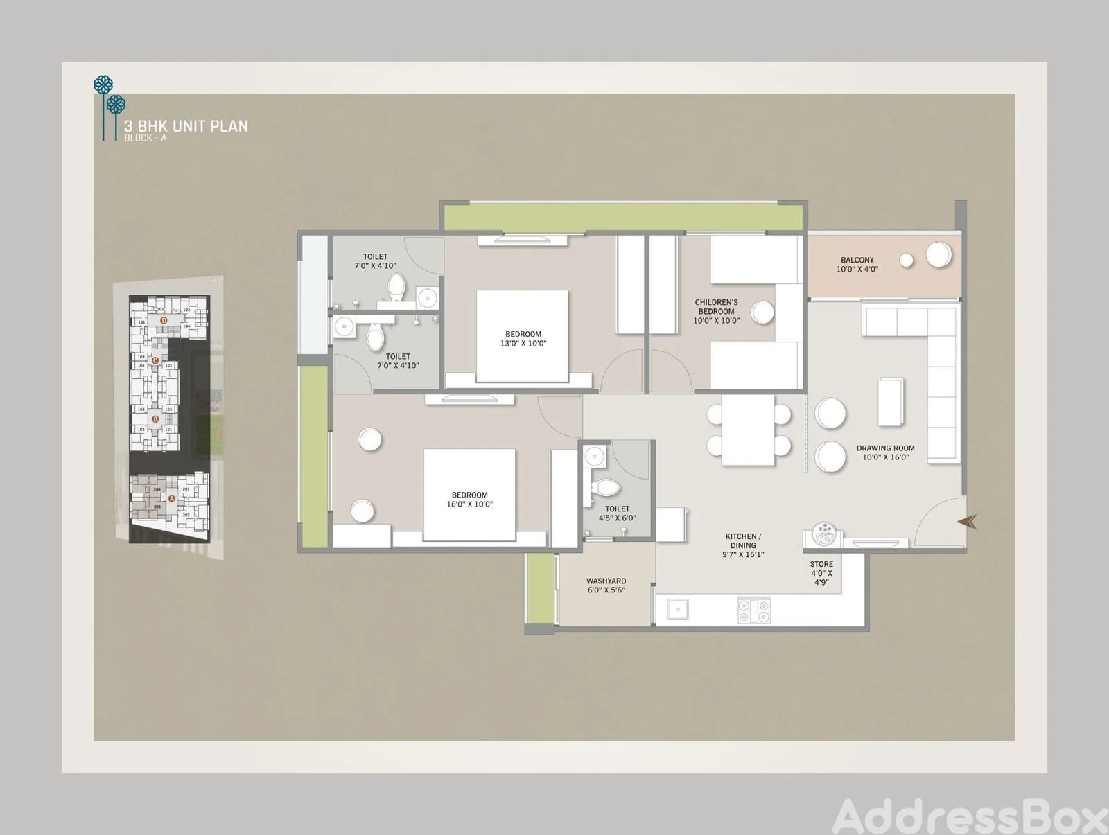 MAHADEV GLORY Floor Plan