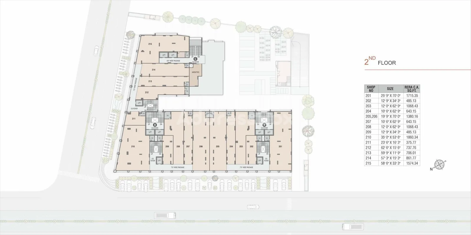 Park Lane - Commercial Floor Plan