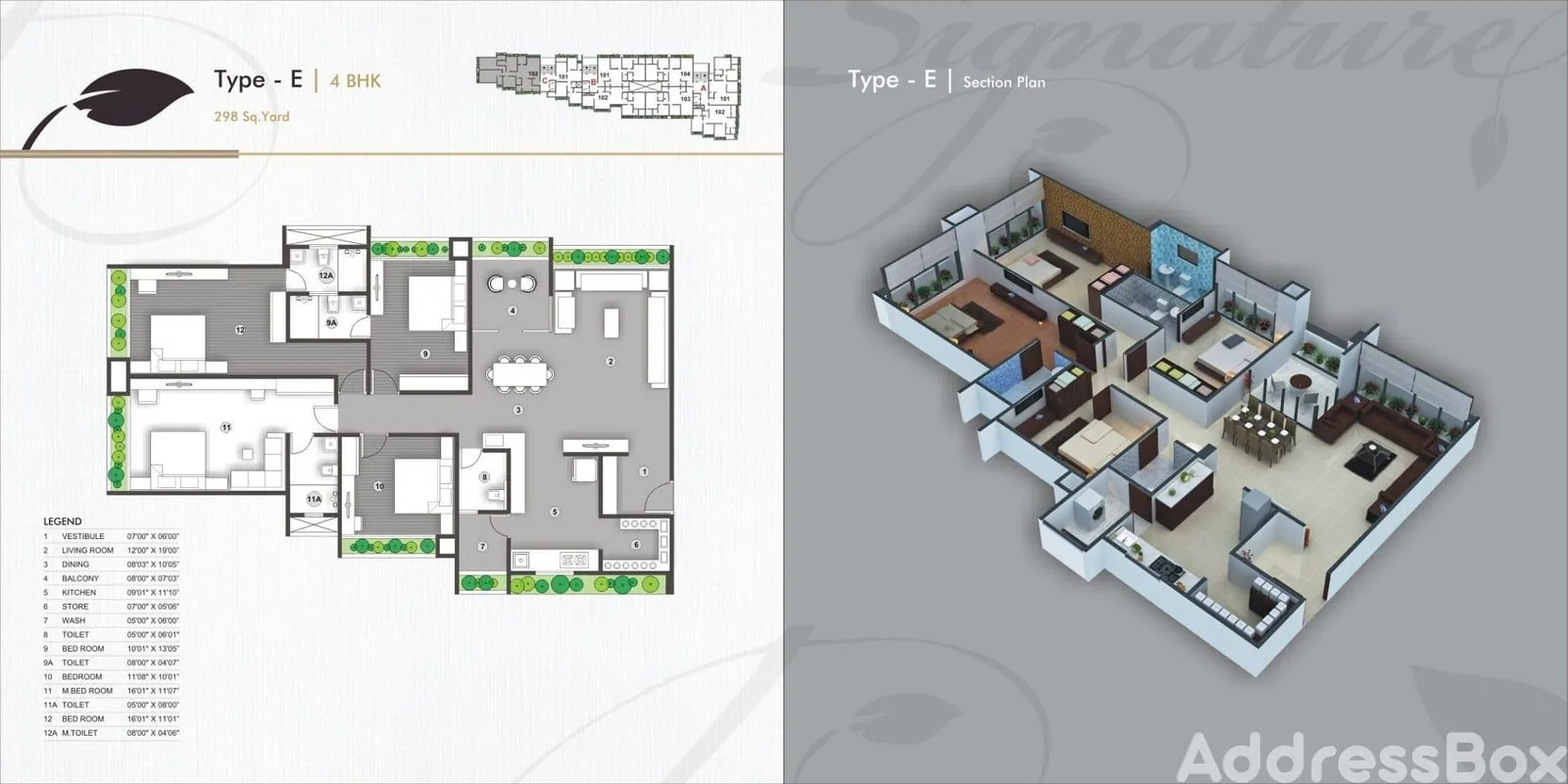 SIGNATURE LUXURIA Floor Plan