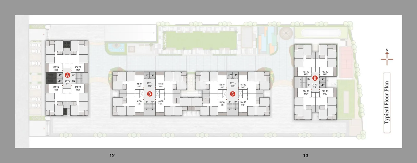 KRISHNA HERITAGE Floor Plan