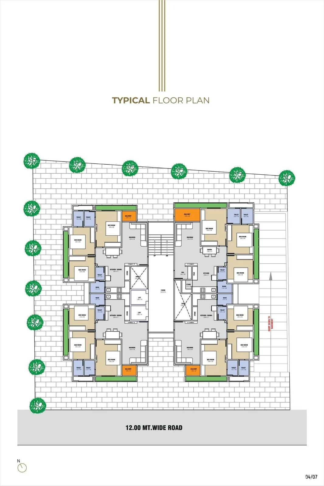 GAURAVI APARTMENT Floor Plan