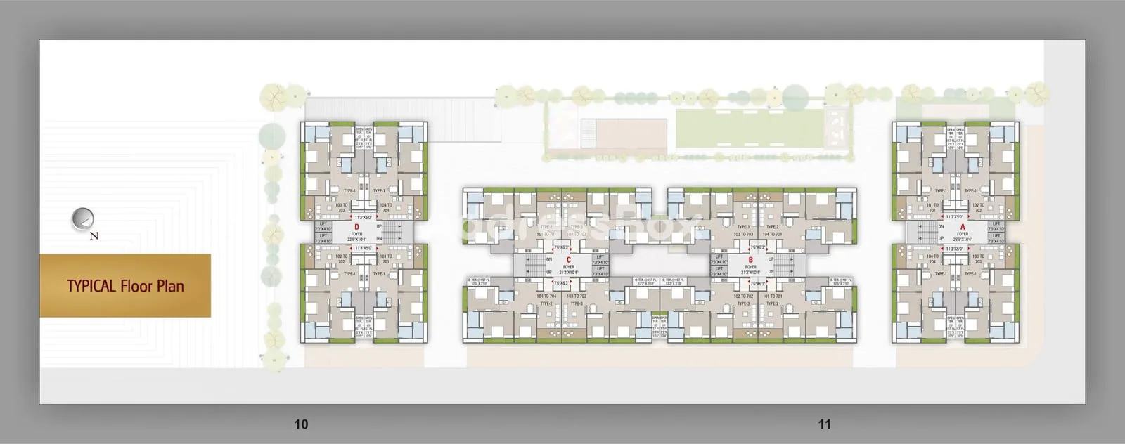 SHREE RADHE KRISHNA SPARSH Floor Plan