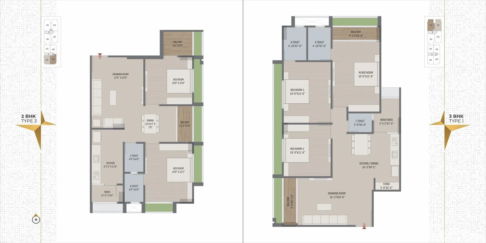 ARADHANA 7 STOREY Floor Plan