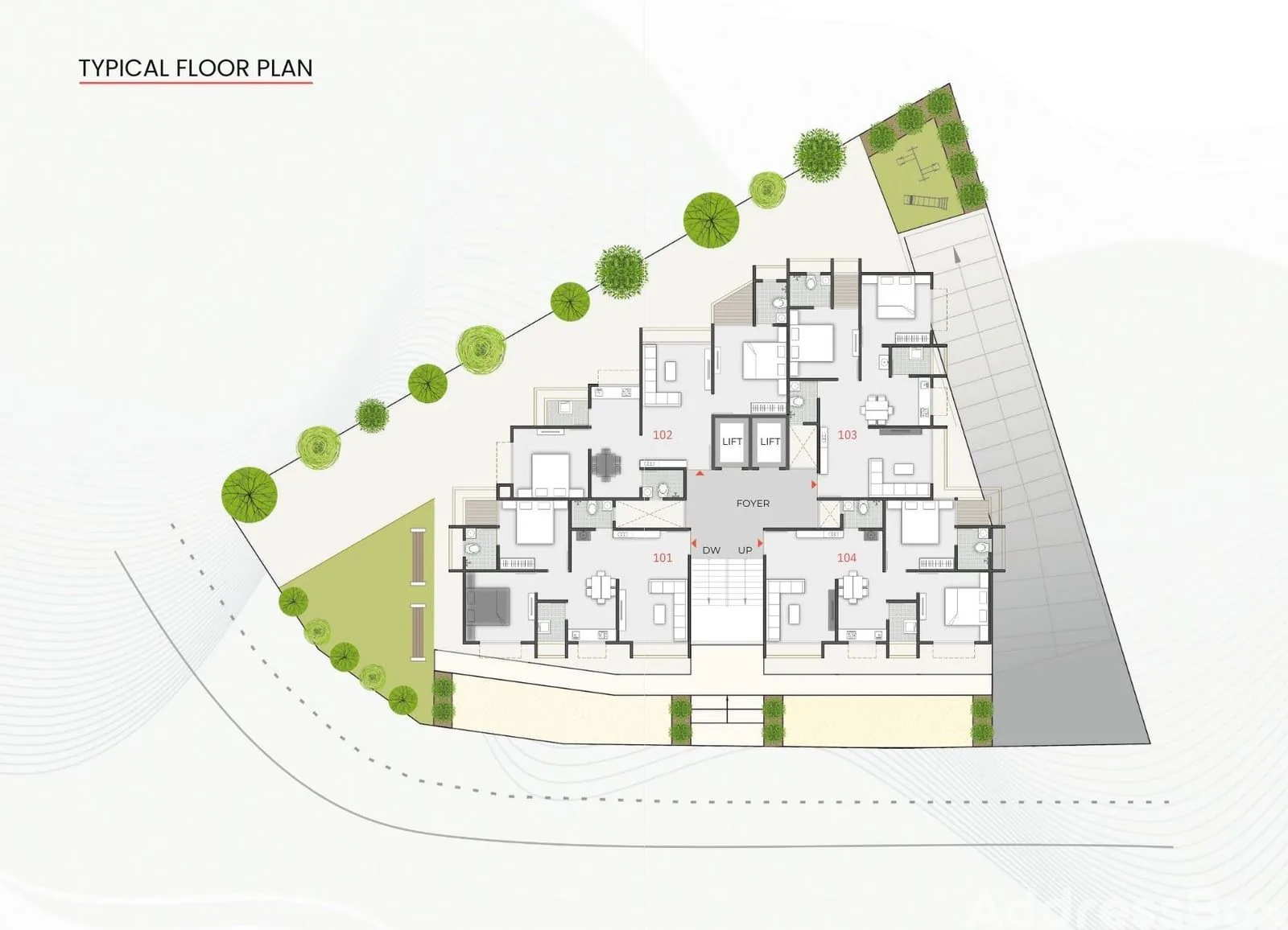Raj Harsh Appartment Floor Plan